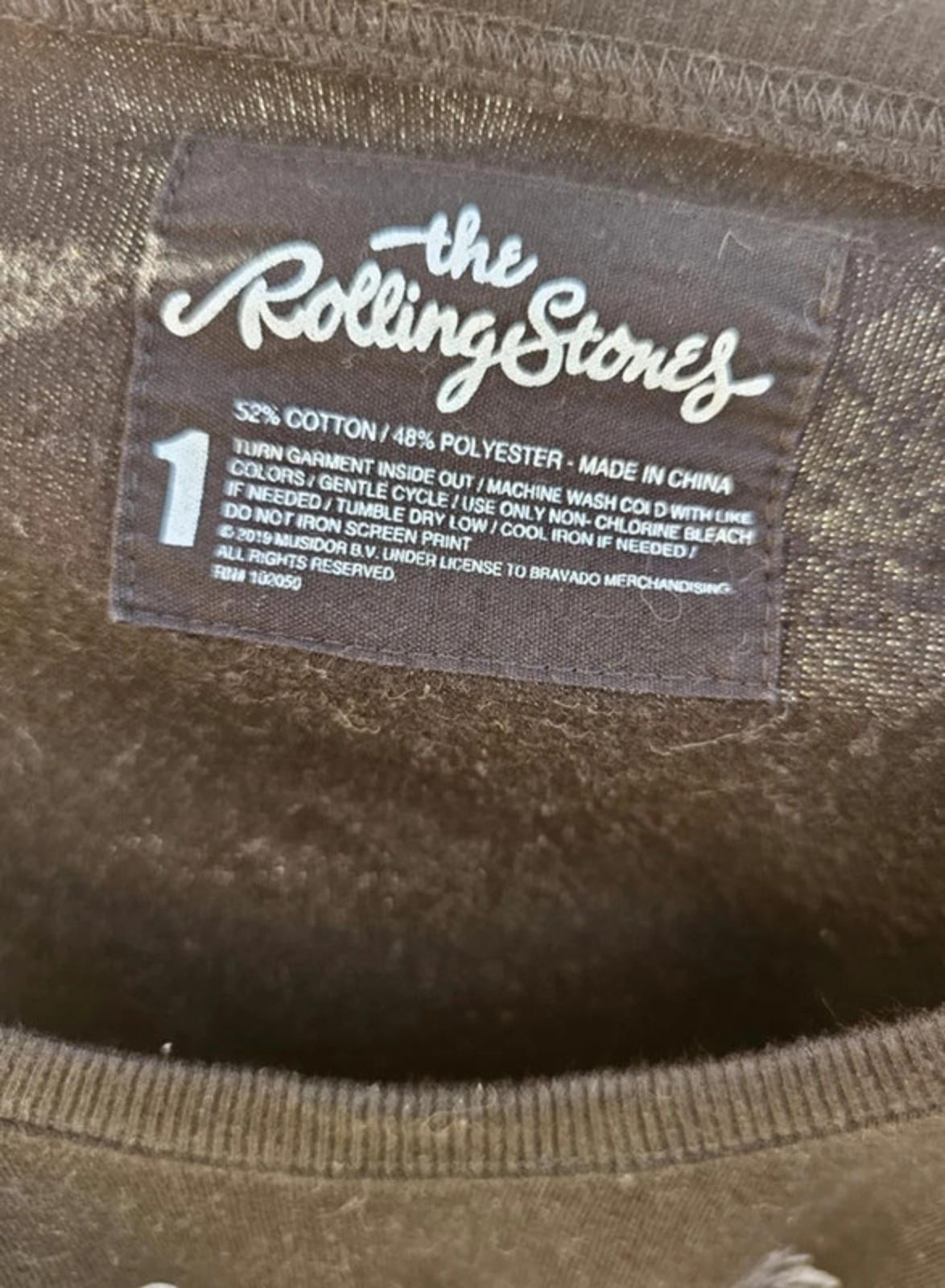 The Rolling Stones Pullover Jumper Sweater/Sweatshirt Band - L/Large