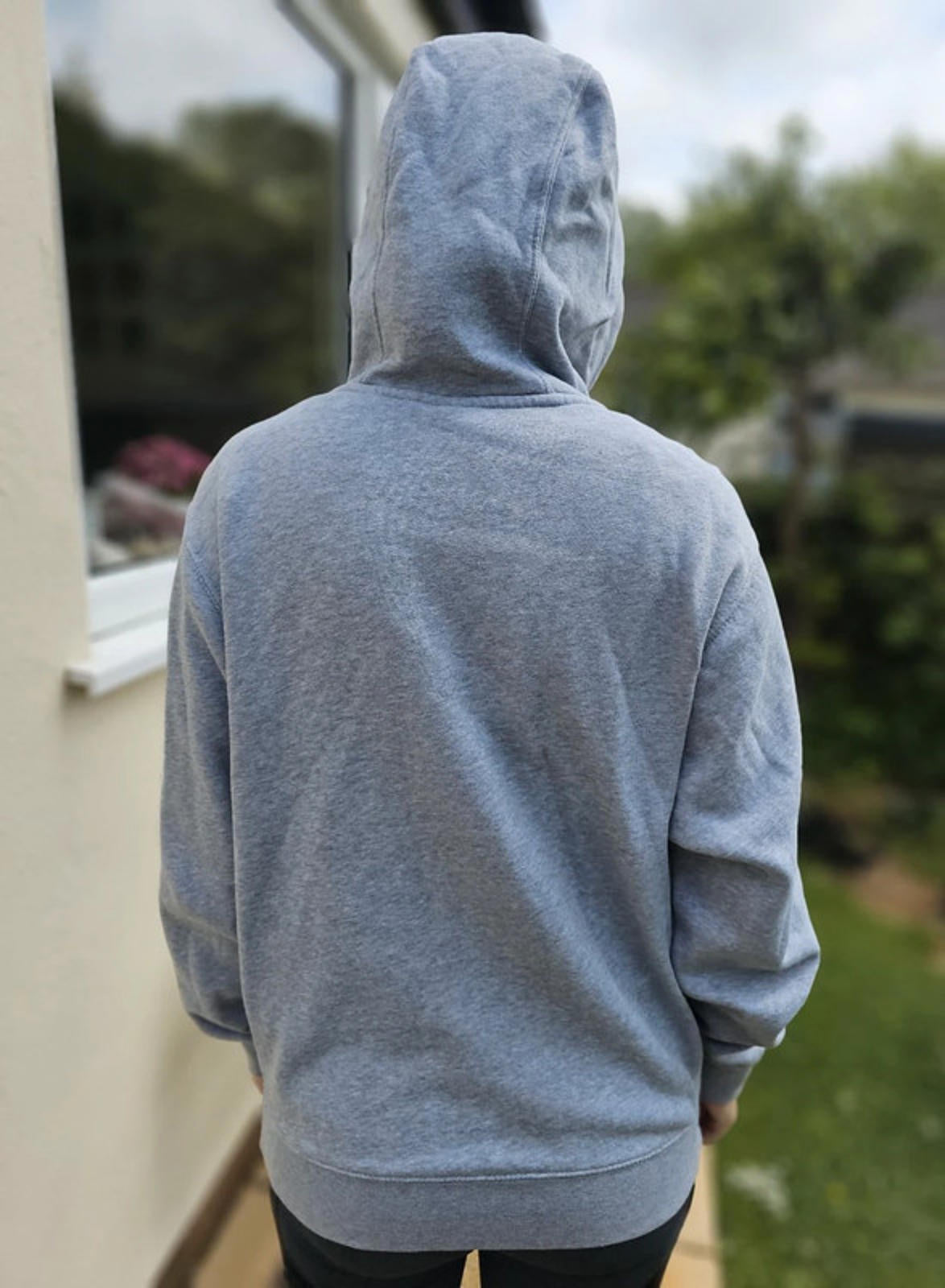 Nike Full Zip Grey Hooded Hoodie Sweat Jacket - S/Small**