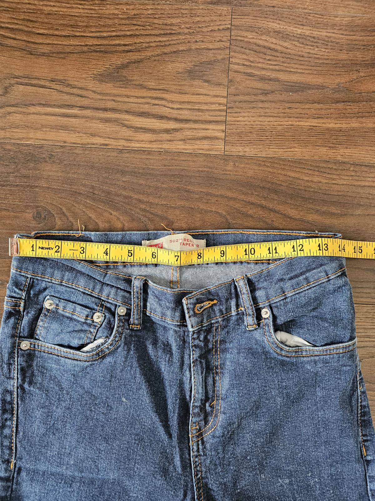 Levi's Teens/Small Mens Blue Jeans 502 Regular Taper Fit W28/30L Denim
