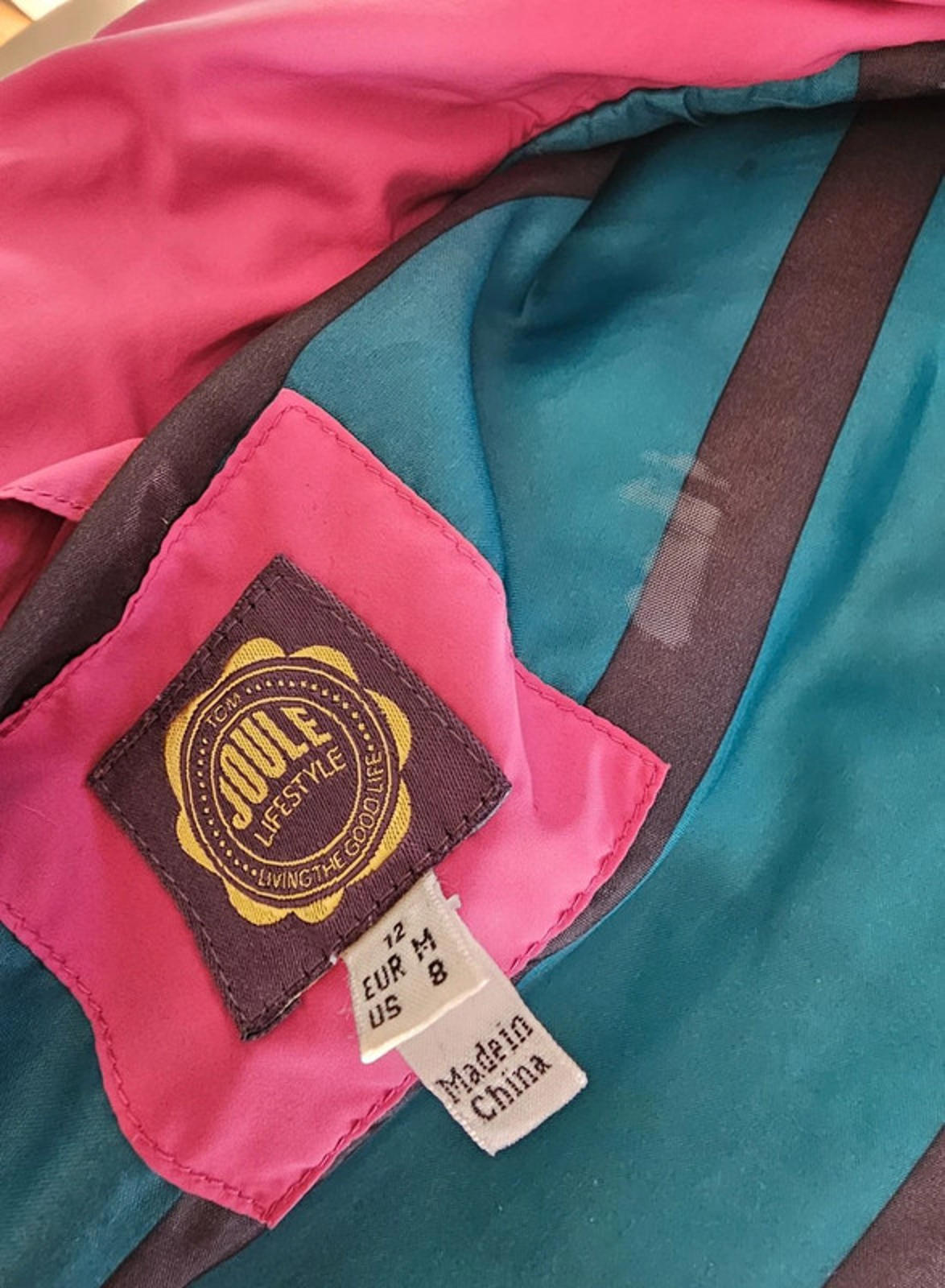 Joules Pink Insulated Body Warmer Vest Gillet - UK 12