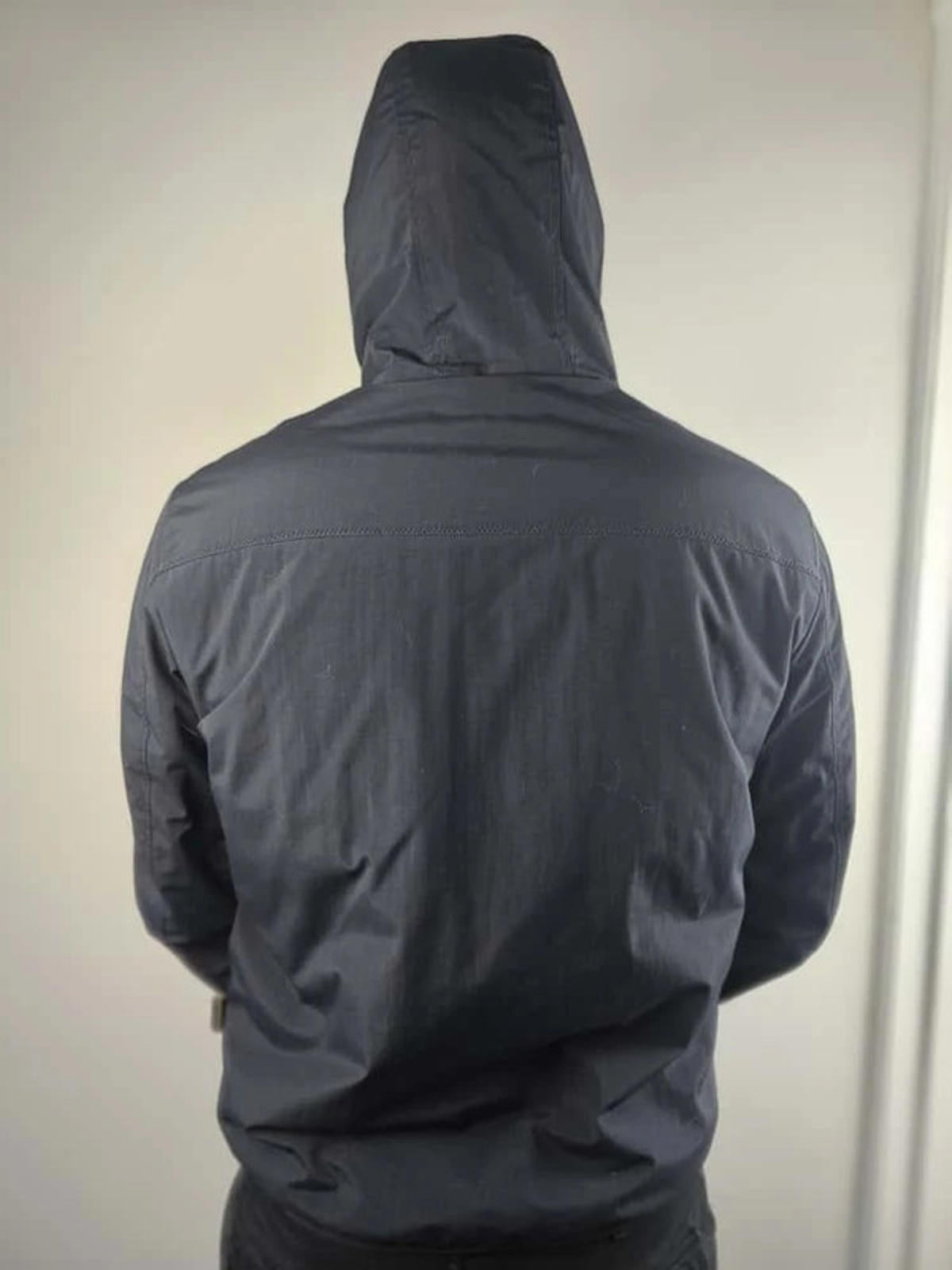 Mens Napapijri Avalon Black Full Zip Winter Hooded Jacket - L/Large
