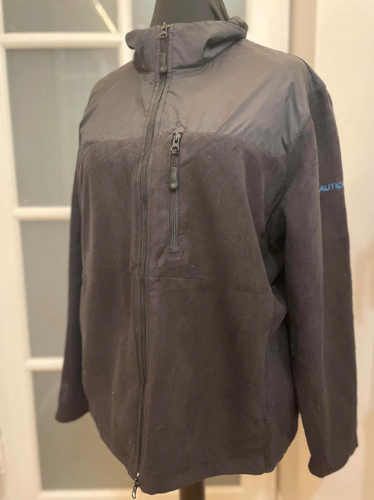Vintage Nautica Full Zip Fleece Jacket - XL/Extra Large Warm Winter Autumn Sport Sailing