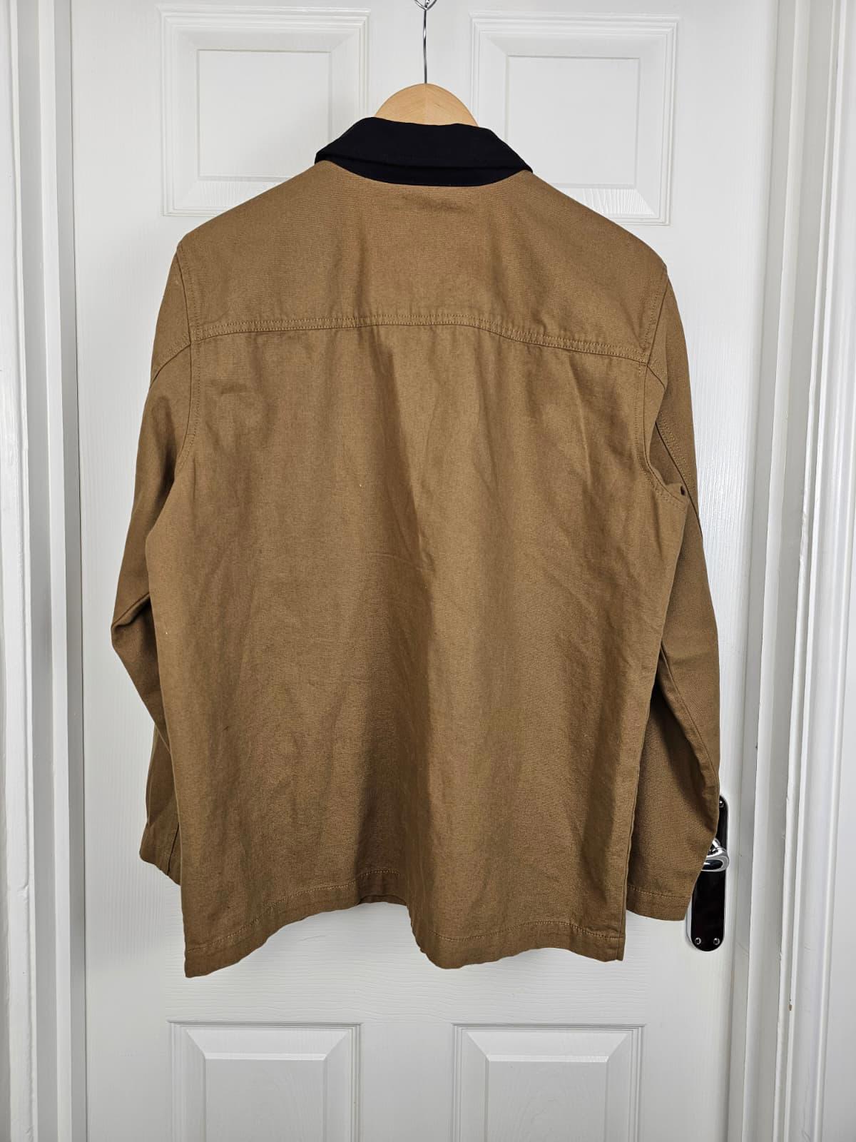 VANS Mens Button Up Chore Jacket/Coat - M/Medium - Dark Beige
