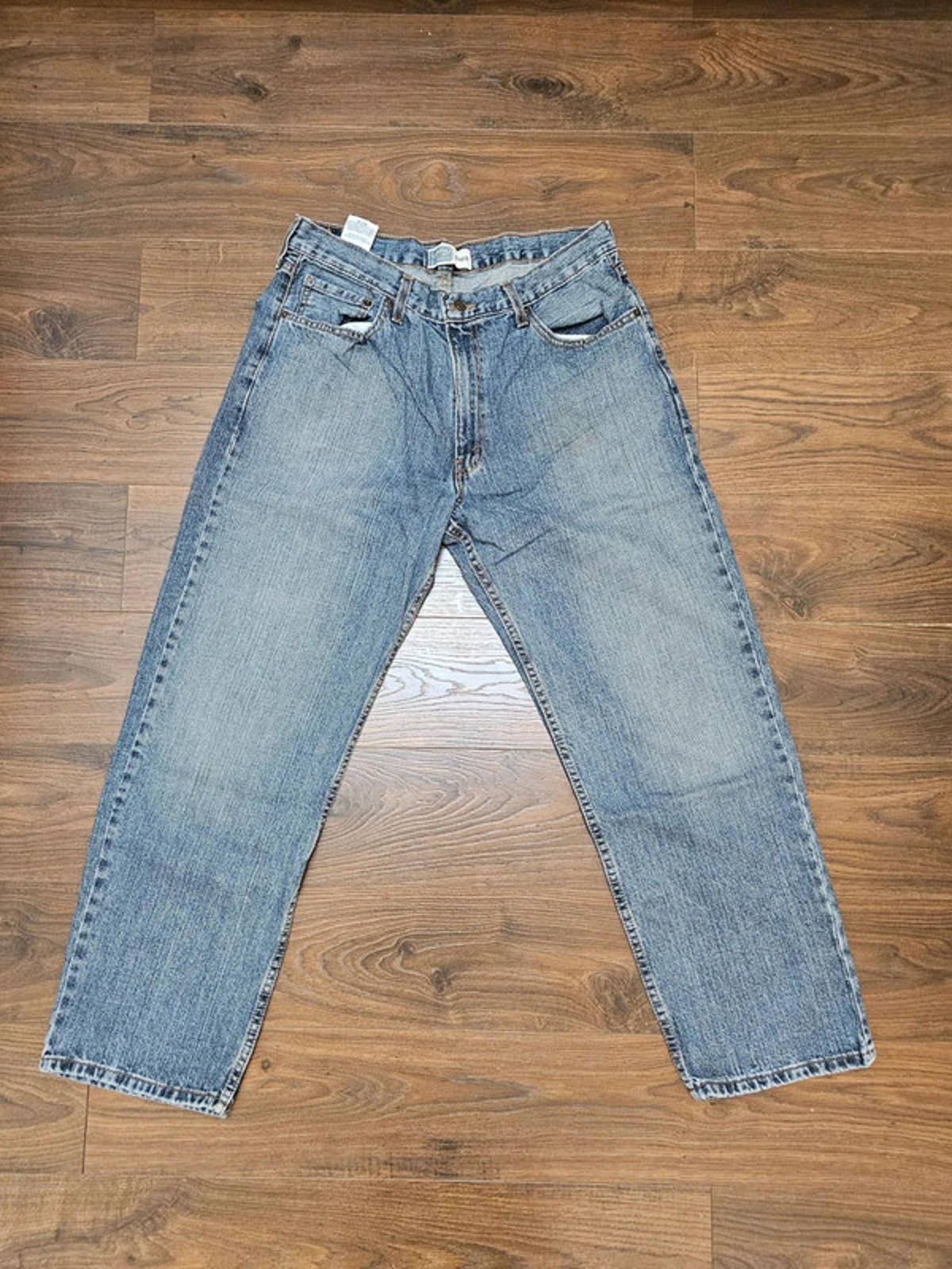 Levi's Mens Blue Jeans Relaxed Fit W33/29L Denim Trousers Bottoms