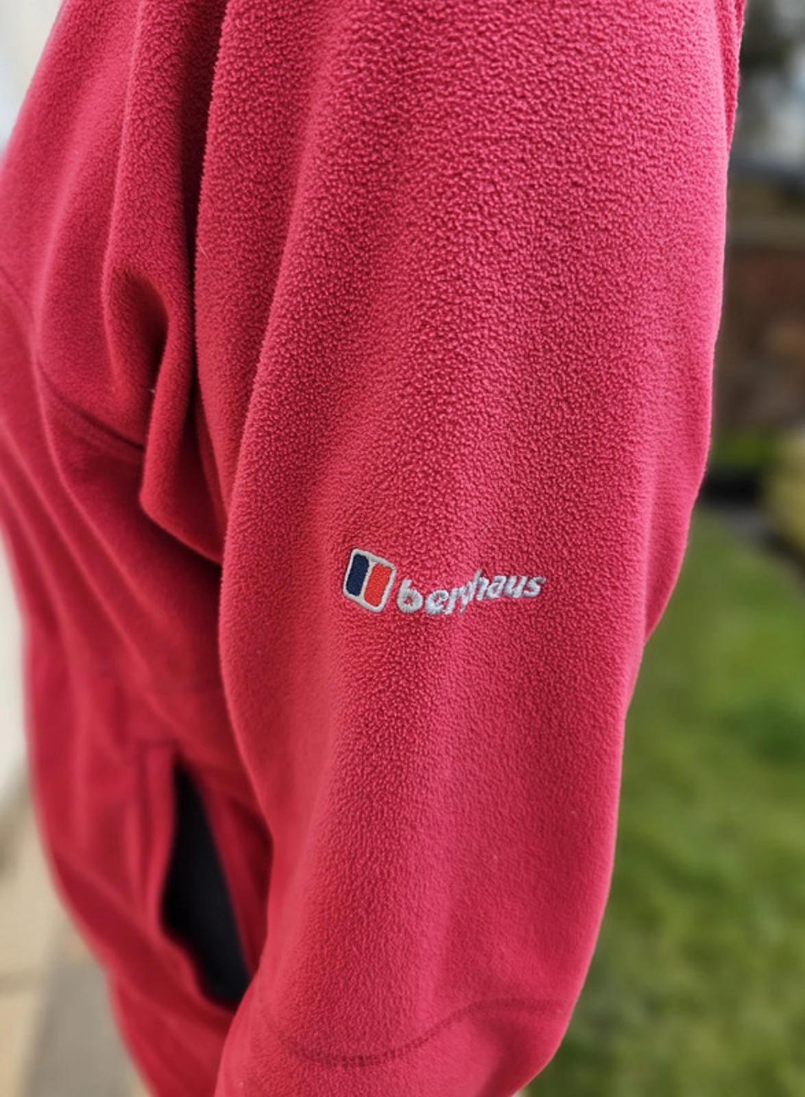 Berghaus Womens Full Zip Red Fleece Jacket UK - UK 12