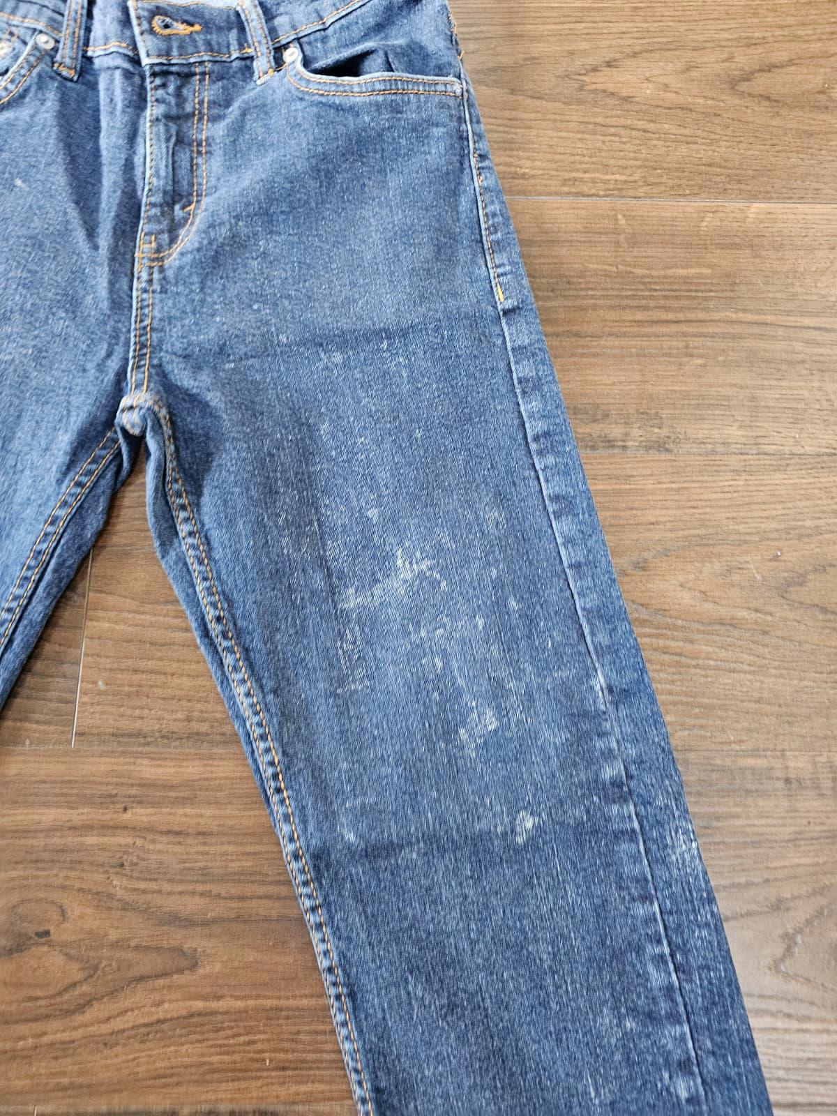 Levi's Teens/Small Mens Blue Jeans 502 Regular Taper Fit W28/30L Denim