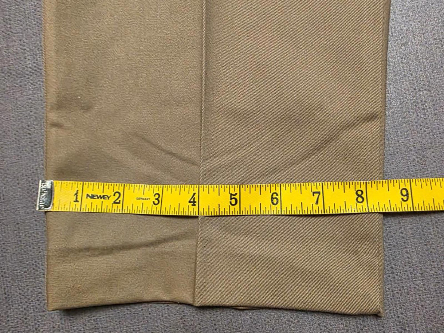 Lands End Mens Smart Casual Trousers/Pants - 34 - W34/L27 - Beige