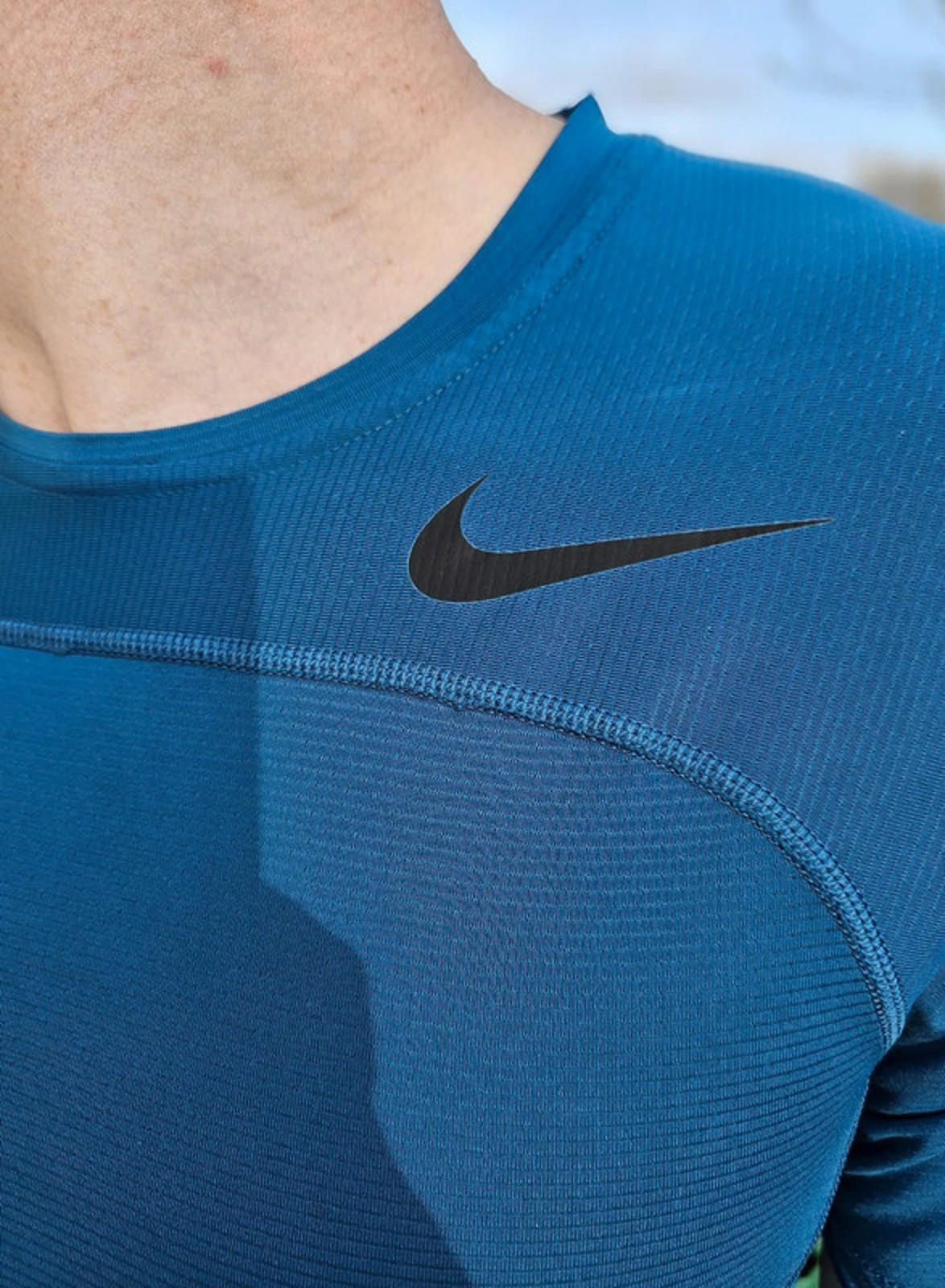 Nike Pro Hyper Cool Blue Activewear T-Shirt Tee Top - M/Medium