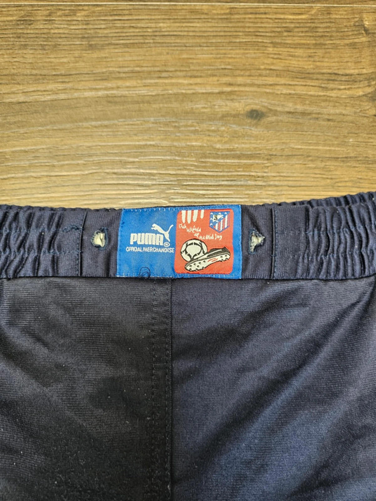 Vintage Atletico Madrid Puma Tracksuit Bottoms/Joggers/Trackies - L/Large 90s