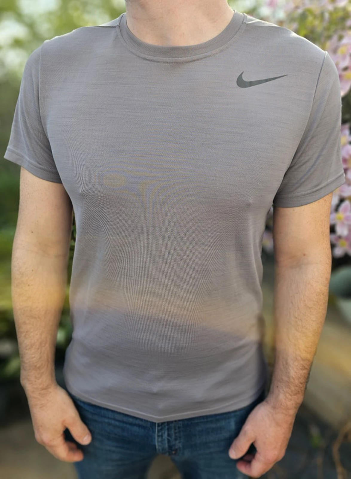 Mens Nike Active Wear Dri-Fit Short Sleeve T-Shirt - M/Medium**