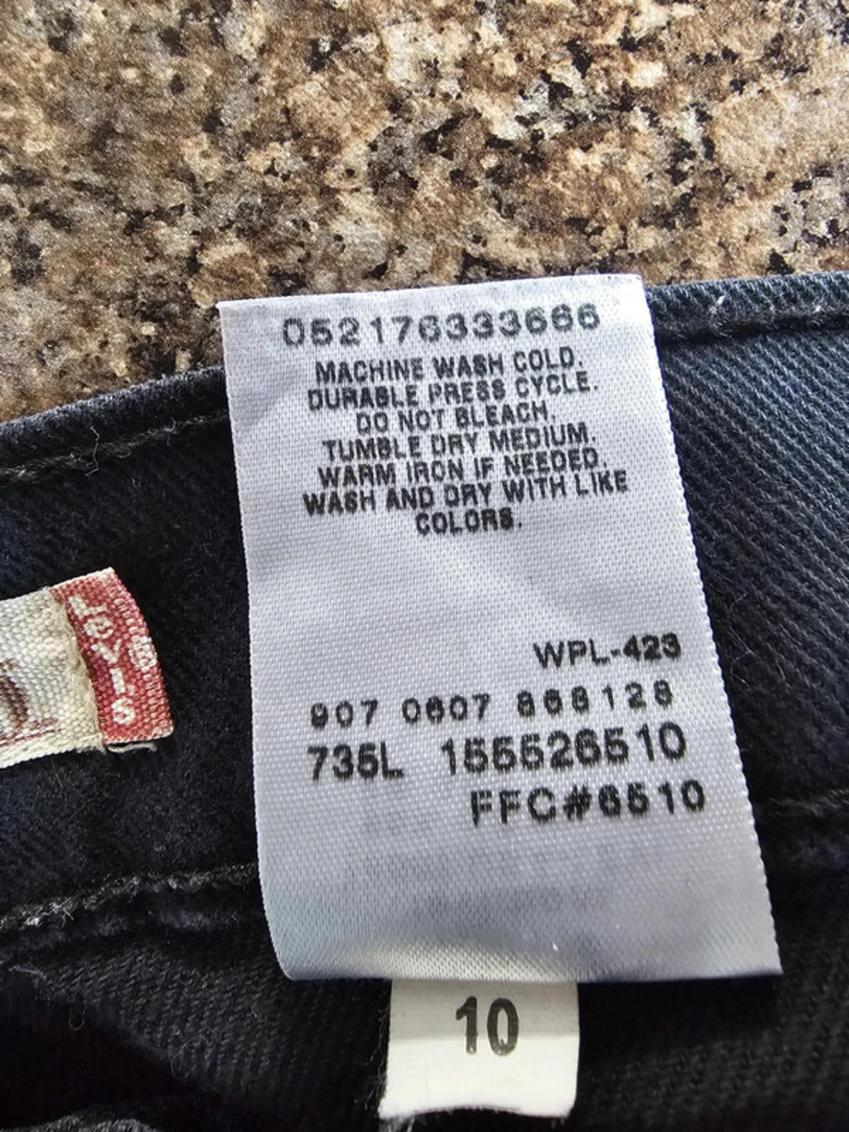 Levi's Womens Black Jeans Relaxed Boot Cut 550 Fit 12S W32/29L Denim