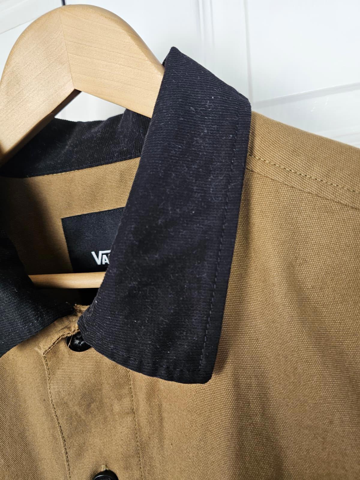 VANS Mens Button Up Chore Jacket/Coat - M/Medium - Dark Beige