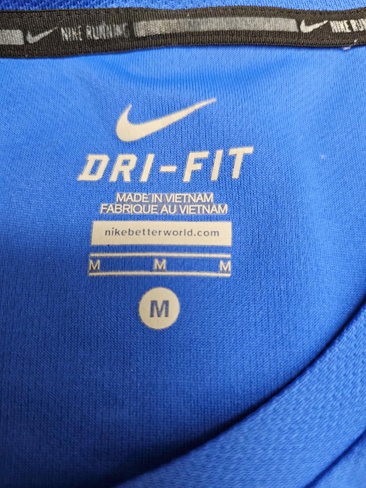 Mens Nike Miler Dri-Fit Short Sleeve Activewear/Casual Top/T-Shirt - M/Medium