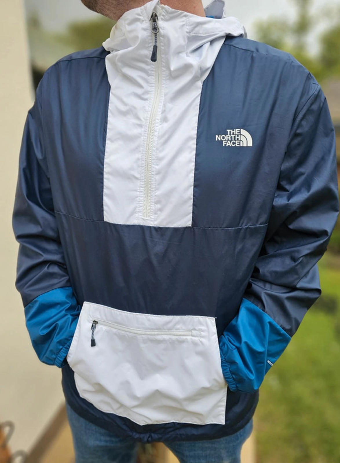 The North Face Windwall Hooded Pullover Windbreaker Jacket - XL/Extra Large