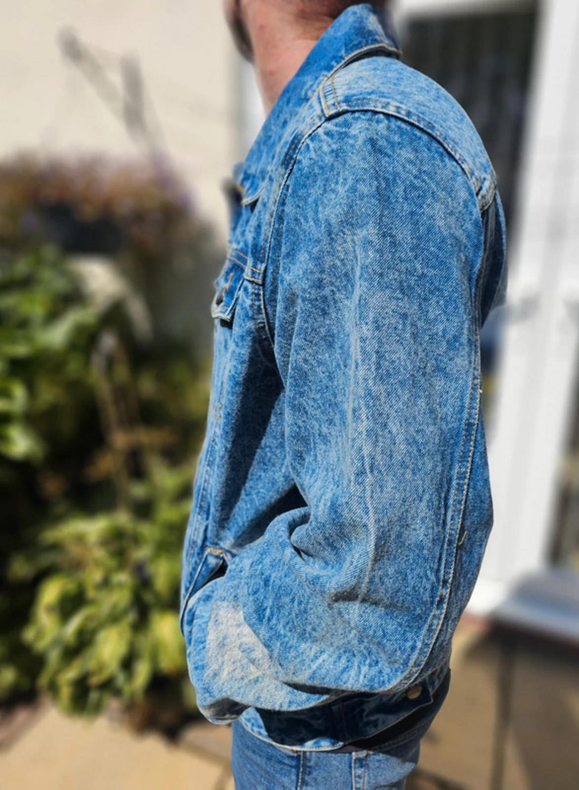 Rare Members Only X Nickelodeon X Sponge Bob Denim Jacket - L/Large