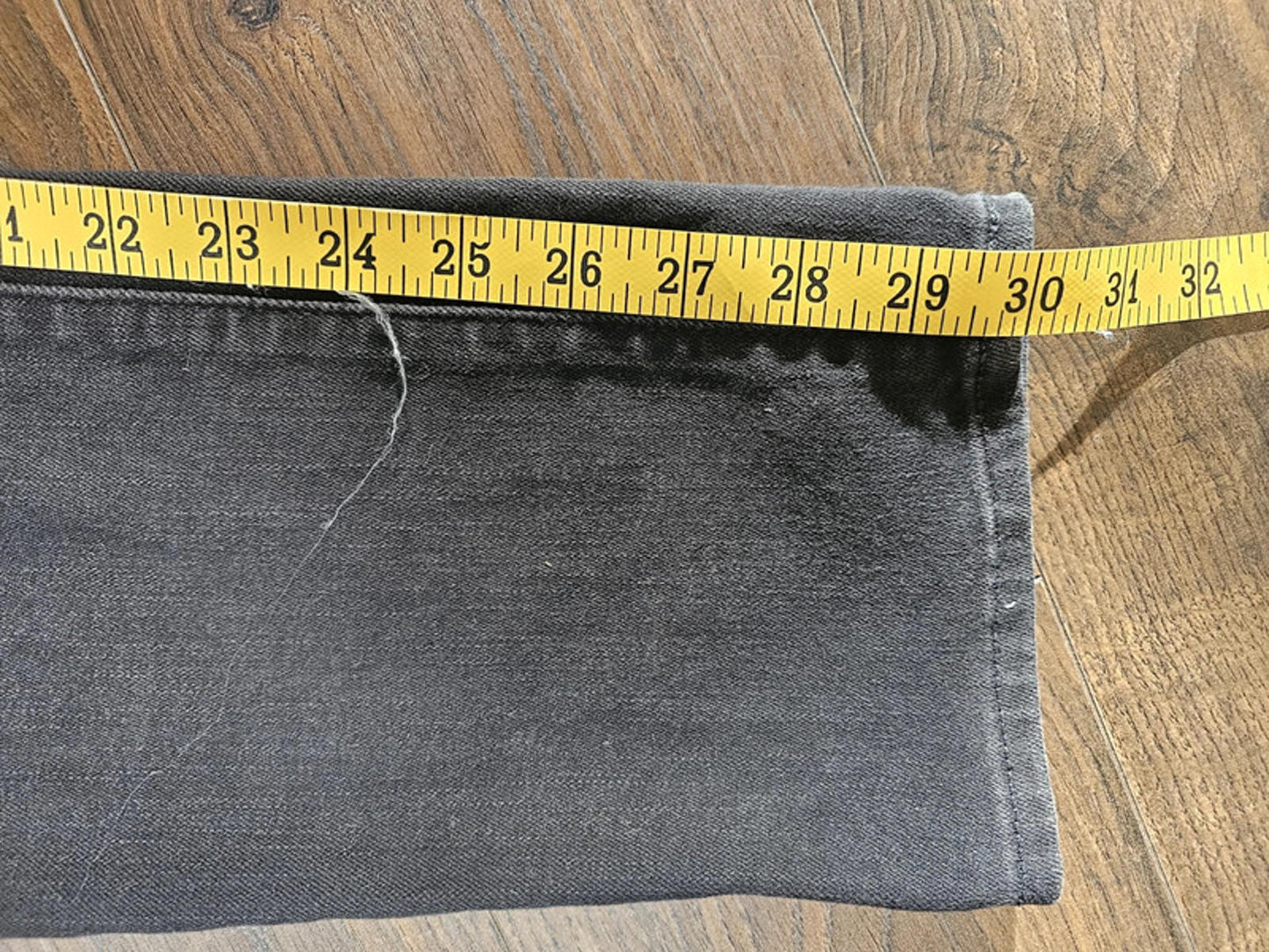 Levi's Womens Black Jeans 712 Slim Fit W30/30L Denim Trousers Bottoms