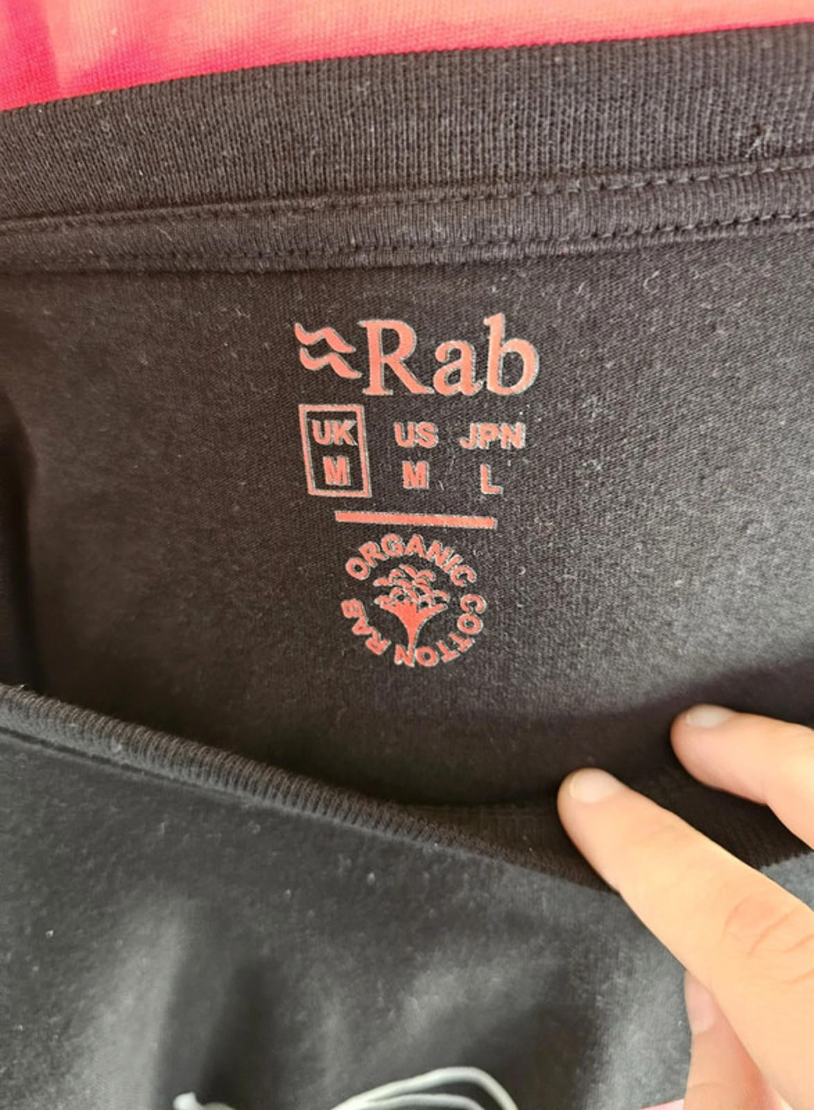 Rab Short Printed Down Equipment Sleeve T-Shirt Black - M/Medium