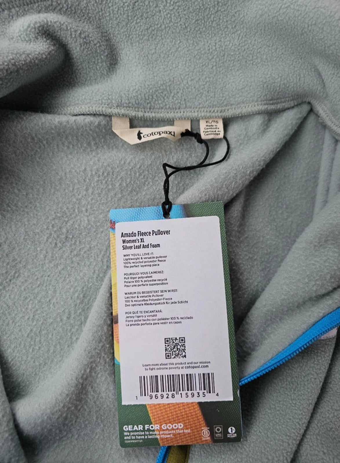 Cotopaxi 1/2 Zip Fleece Pullover Jumper - NWT - XL/Extra Large