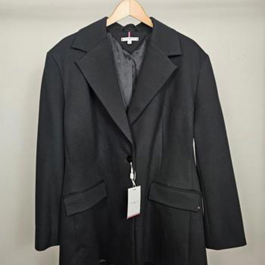 Tommy Hilfiger Women’s Black Tailored 2 Button Blazer Jacket - UK 20 RRP £260