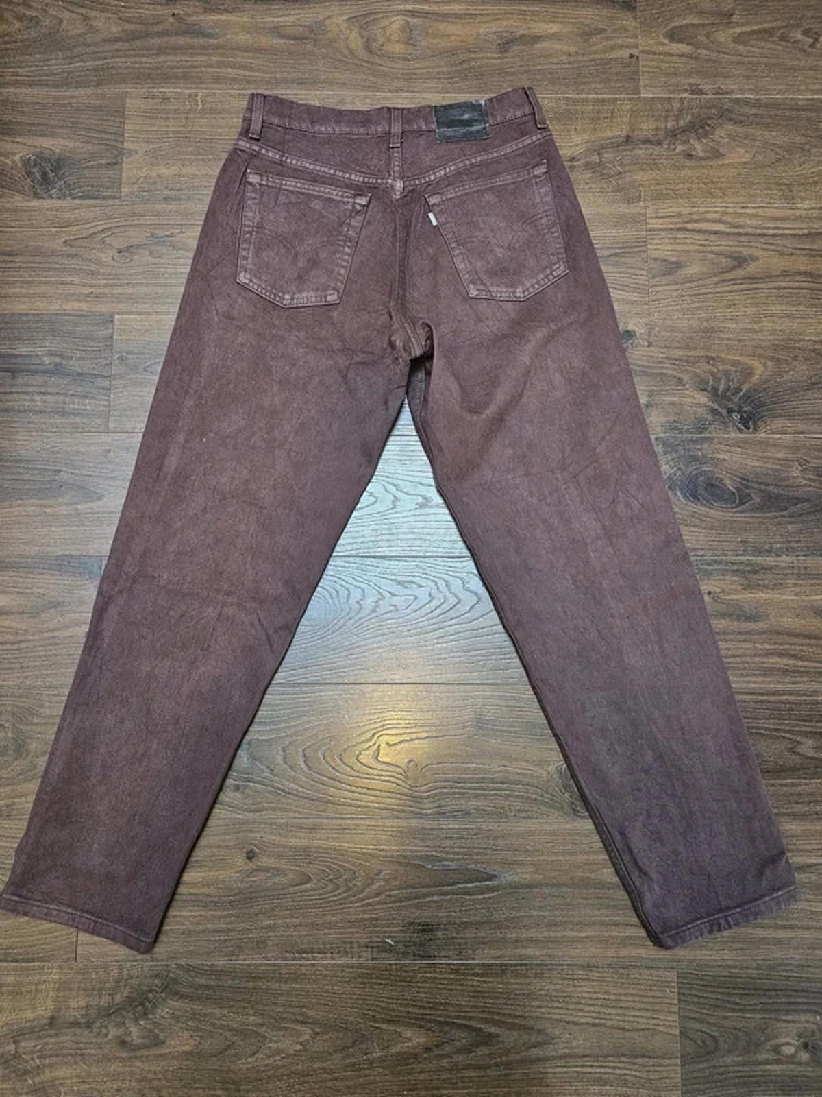 Levi's Womens Vintage Silvertab Brown Jeans Loose 11 JR M W31/32L Denim Trousers Bottoms 12