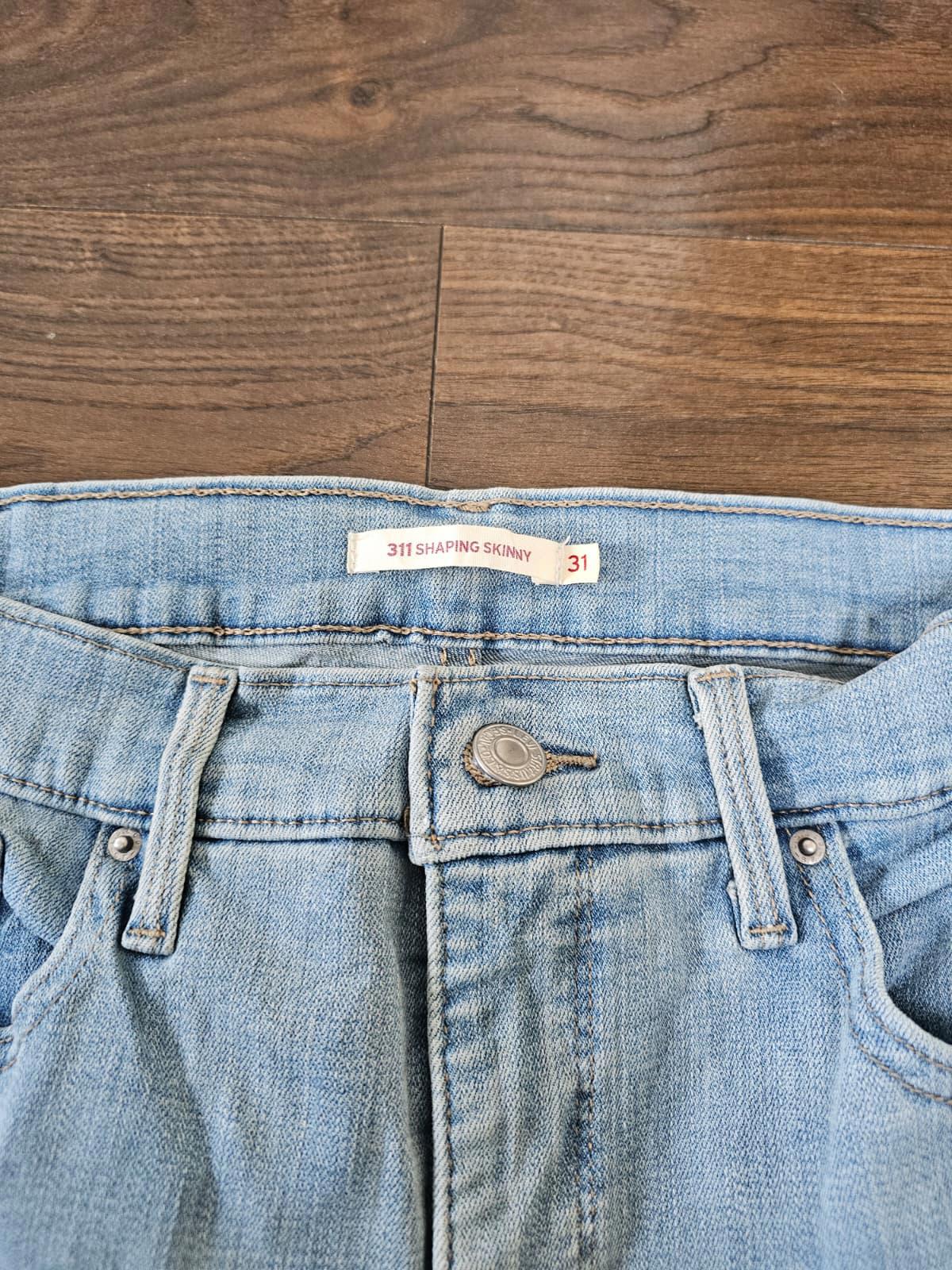 Levi's Womens Blue Jeans 311 Shaping Skinny Fit W31/29L Denim Trousers Bottoms