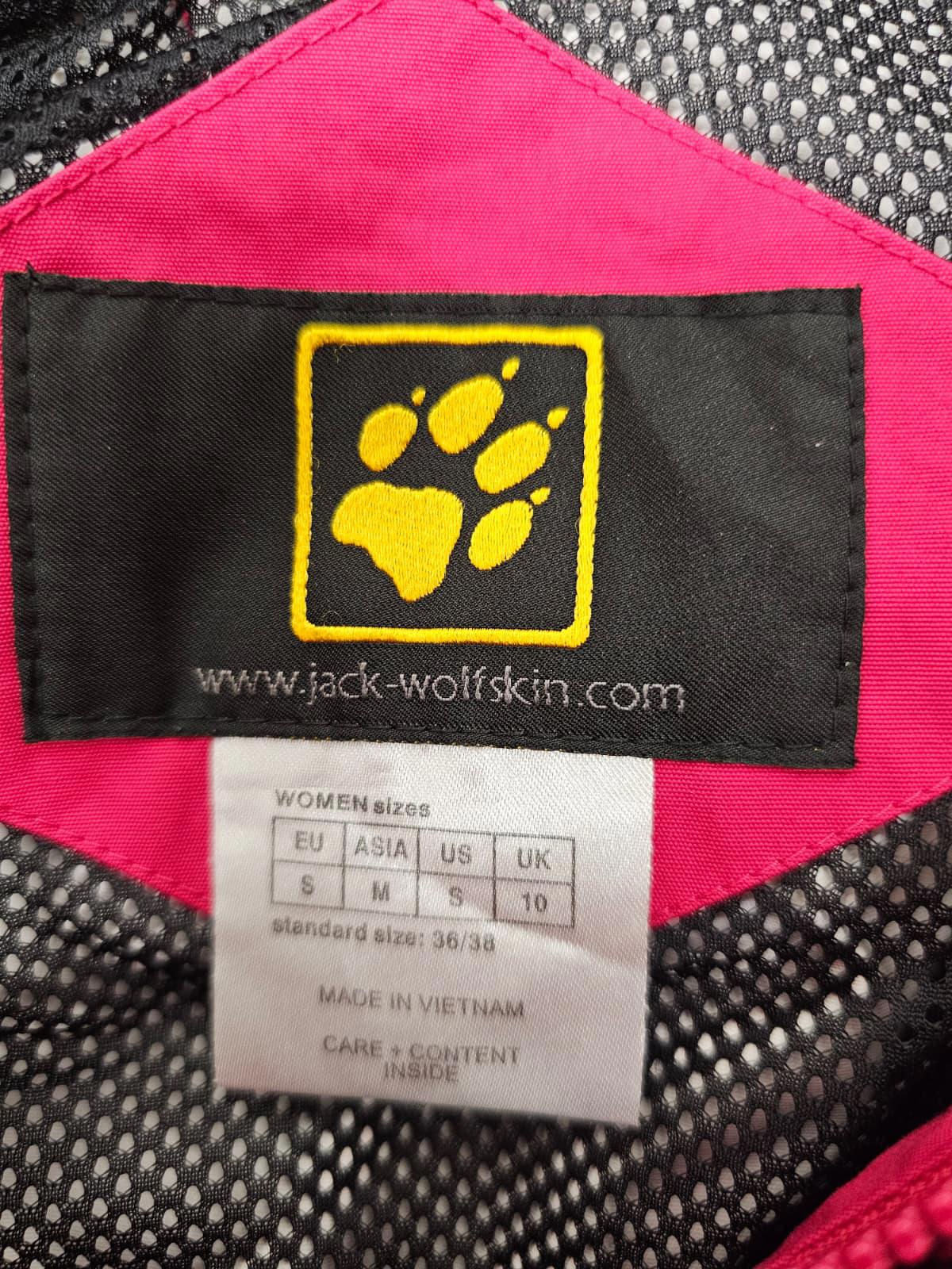 Jack Wolfskin Texapore 4x4 Womens Full Zip Hooded Jacket - UK 10 - Pink