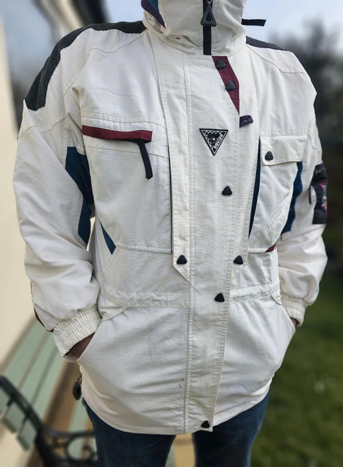 Helly Hansen Vintage Ski/Snowboard Outdoor Full Zip Up Jacket/Coat - M/Medium