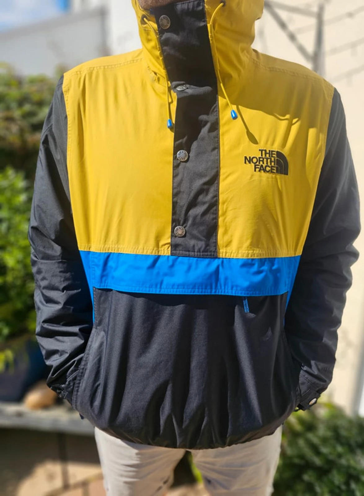 The North Face Hyvent RAGE Pullover 1/2 Zip Mountain Smock/Anorak Jacket XL