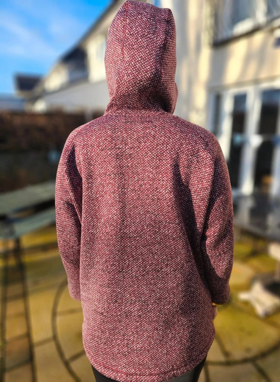 Rab Amy Rioja/Red/Burgundy Full Zip Fleece Hooded Jacket - UK 14
