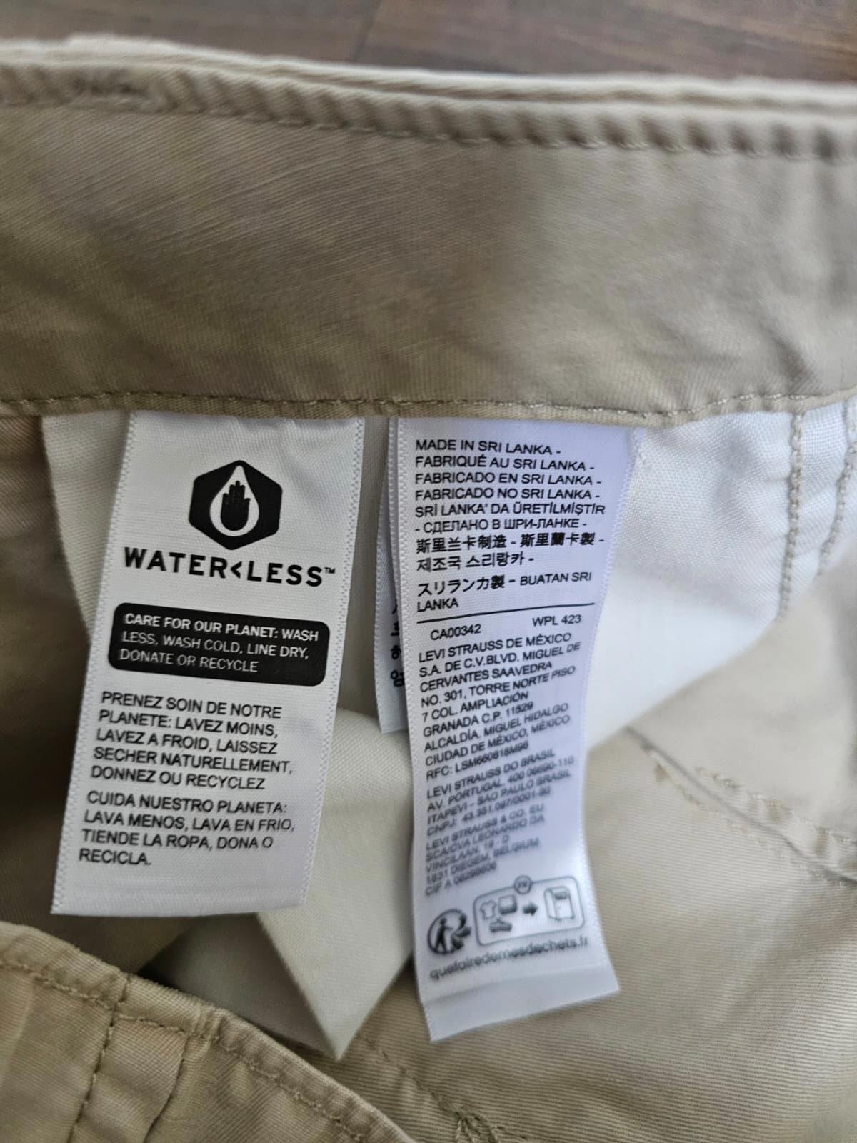 Levi's Womens Beige Cargo Trousers/Pants - W31/L32 - UK 12 - NWT - RRP £100