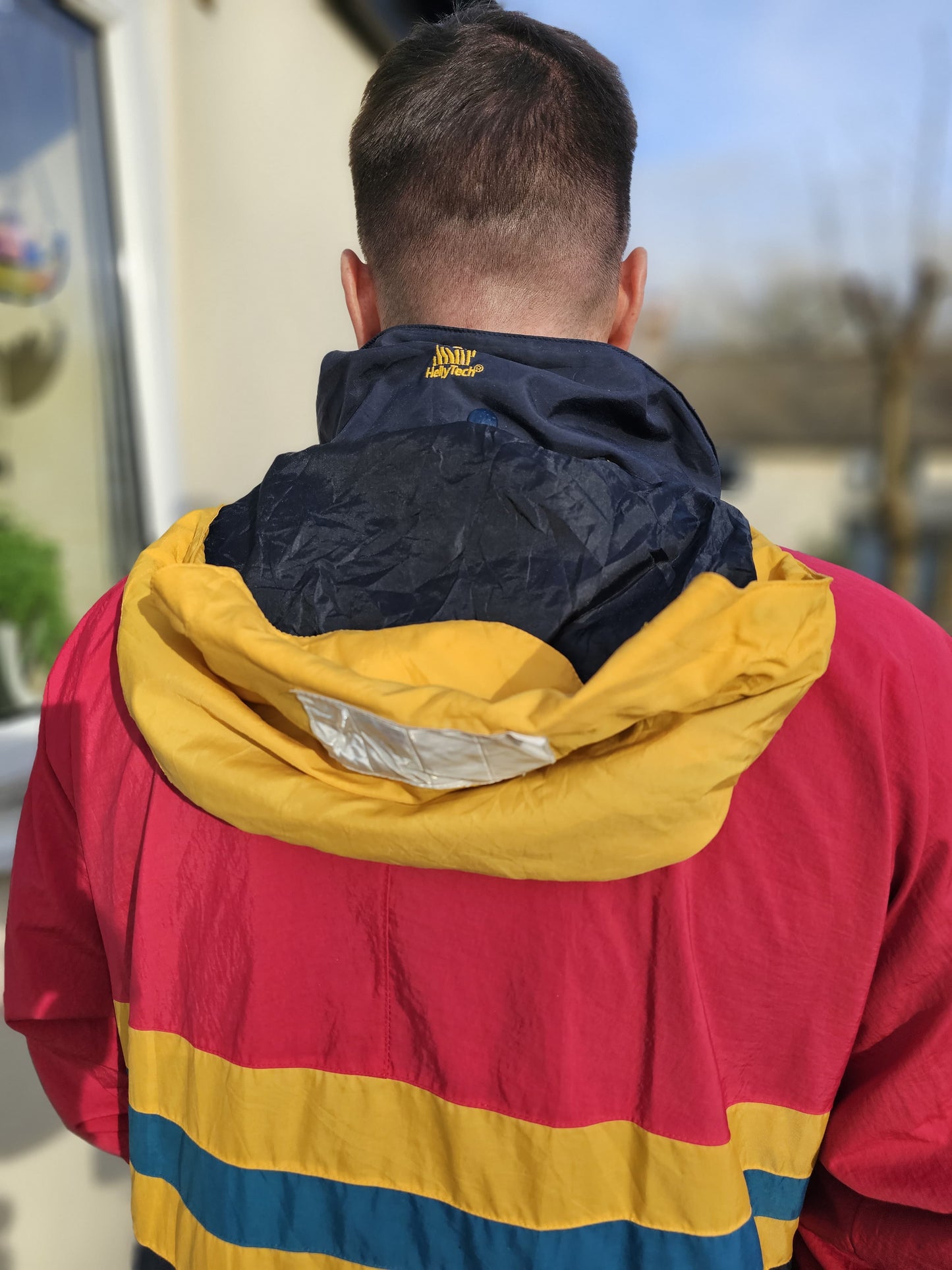 Awesome Vintage Helly Hansen Sailing/Outdoor Windbreaker Jacket - L/Large