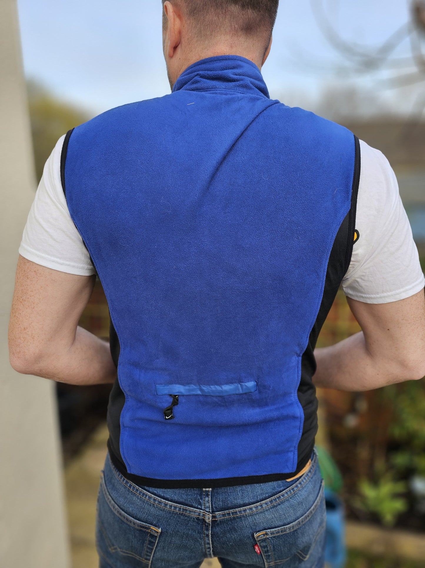 Nike Thermafit Vintage Blue Body warmer Gillet Unisex Sleeveless Jacket - M/Medium