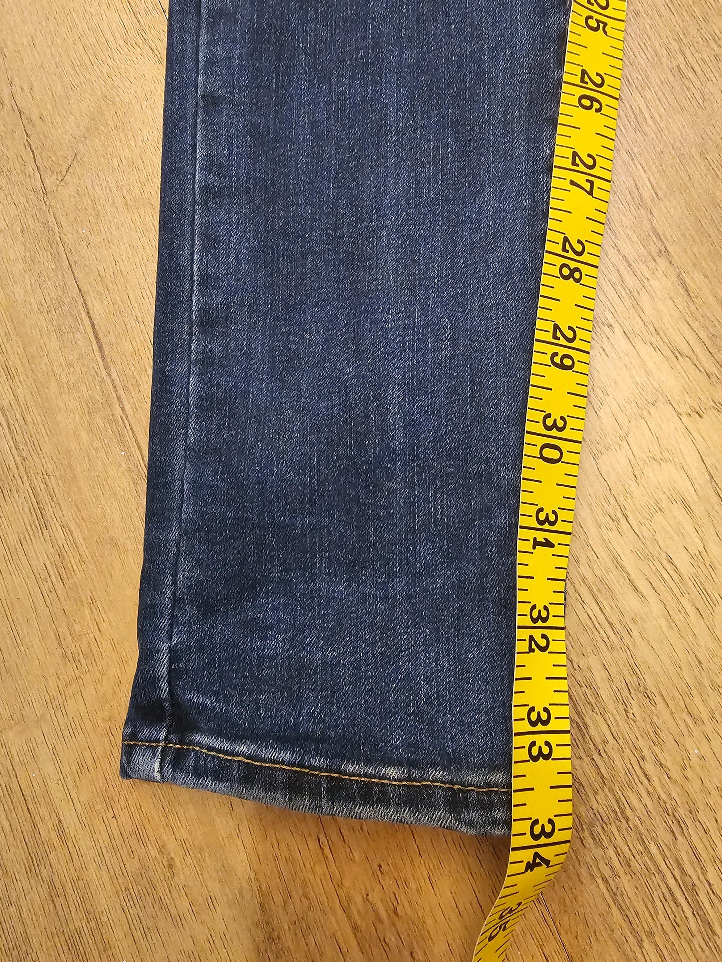Levi's Womens Blue Jeans 721 High Rise Skinny Fit - W26/34L