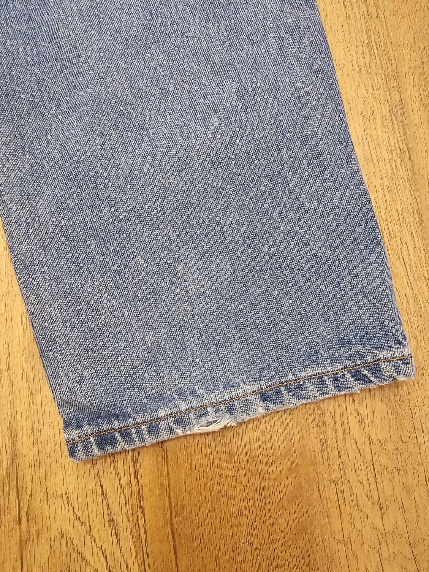 Levi's Vintage Orange Tab Blue Jeans 615 Straight Fit - W39/30L