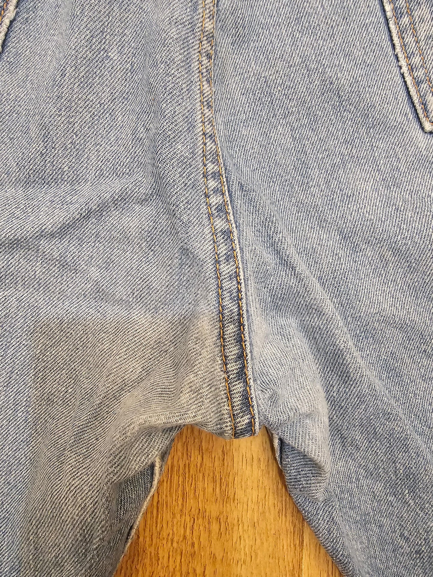 Levi's Vintage Orange Tab Blue Jeans 615 Straight Fit - W39/30L