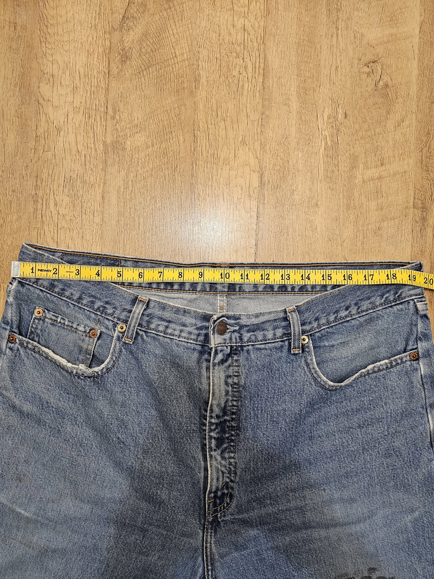 Levi's Vintage Orange Tab Blue Jeans 615 Straight Fit - W39/30L