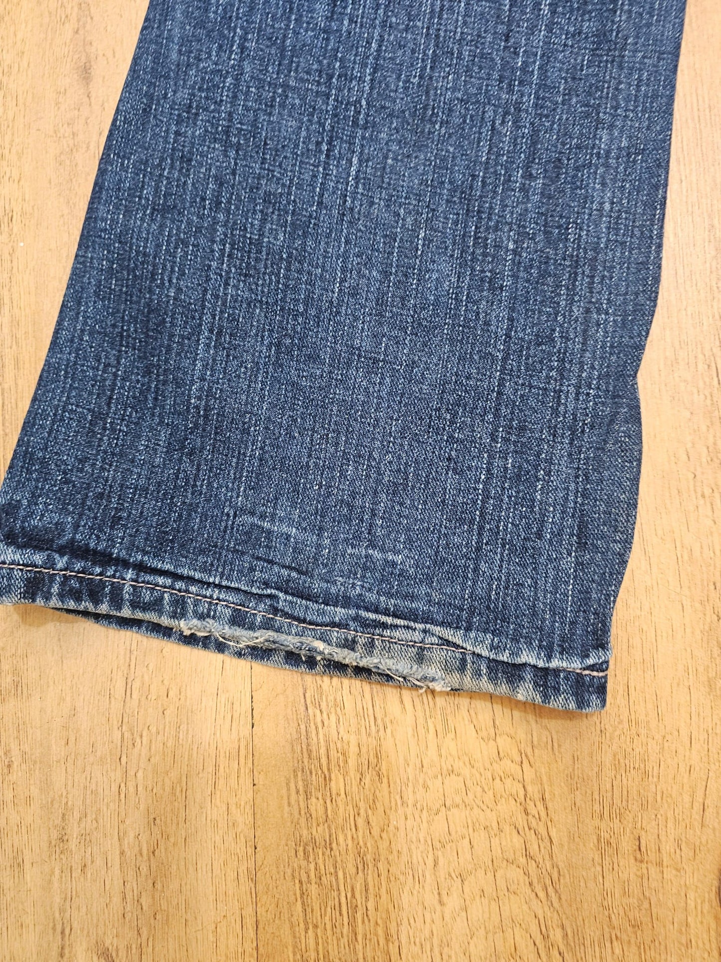 Levi's Womens Blue Jeans 518 Super Low Bootcut Fit - W29/32L
