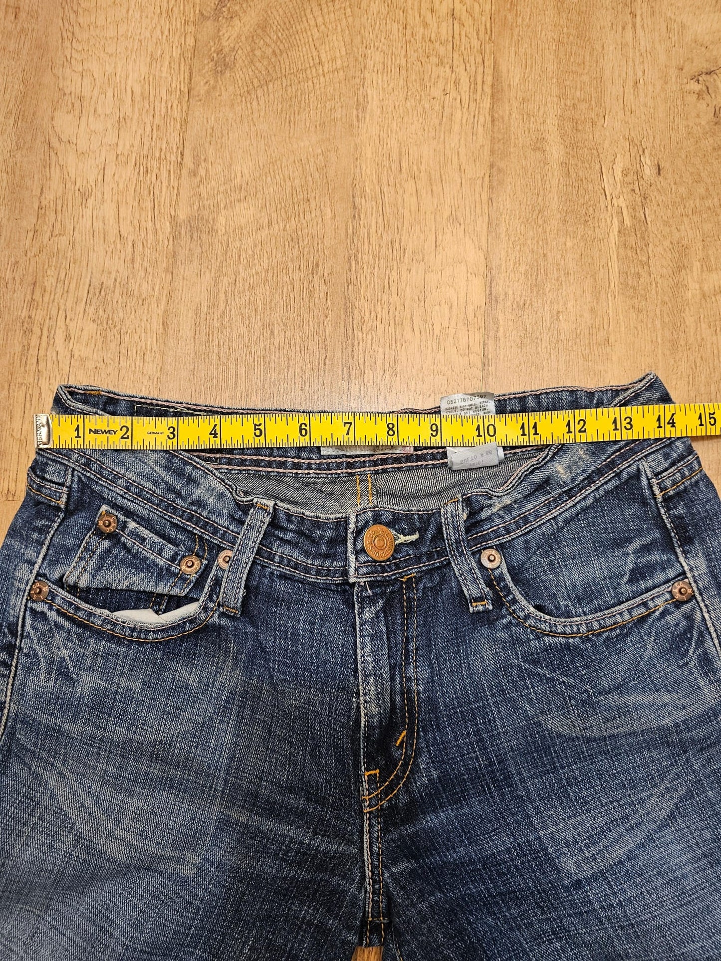 Levi's Womens Blue Jeans 518 Super Low Bootcut Fit - W29/32L