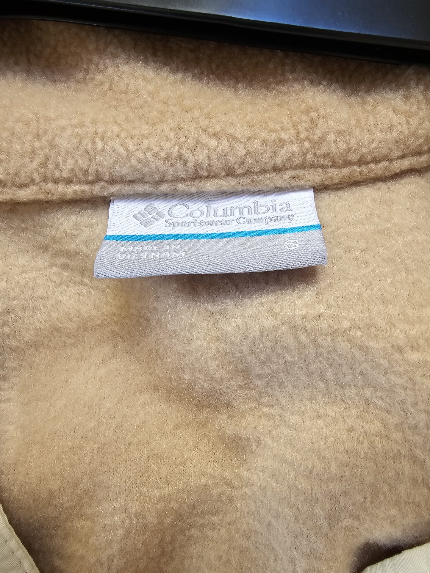 Columbia Pullover Button Up Snap Fleece Jumper - S/Small