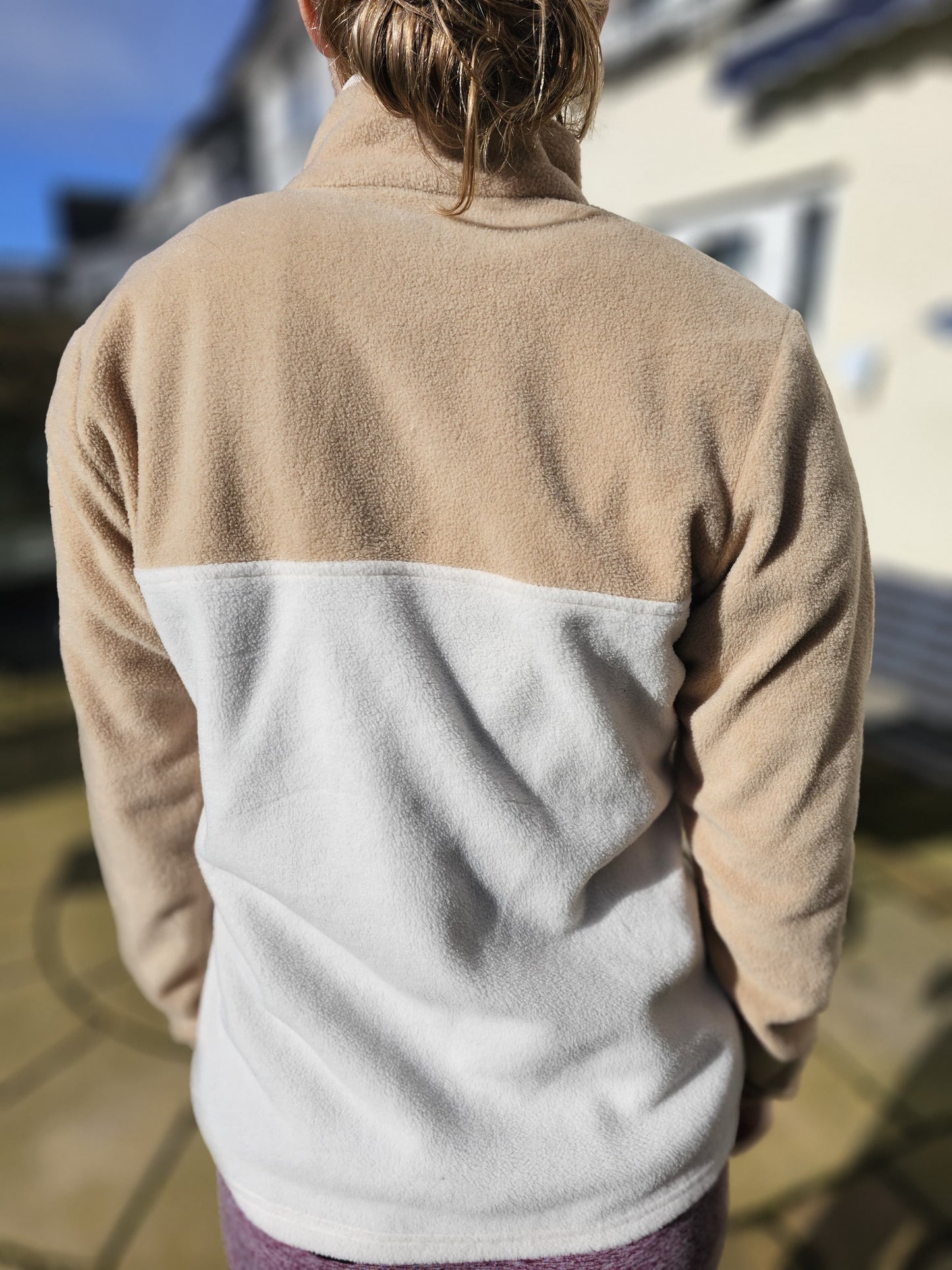 Columbia Pullover Button Up Snap Fleece Jumper - S/Small