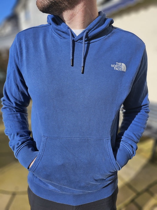 The North Face Smart Blue Mens Printed Hoodie Hoody - LG/Large