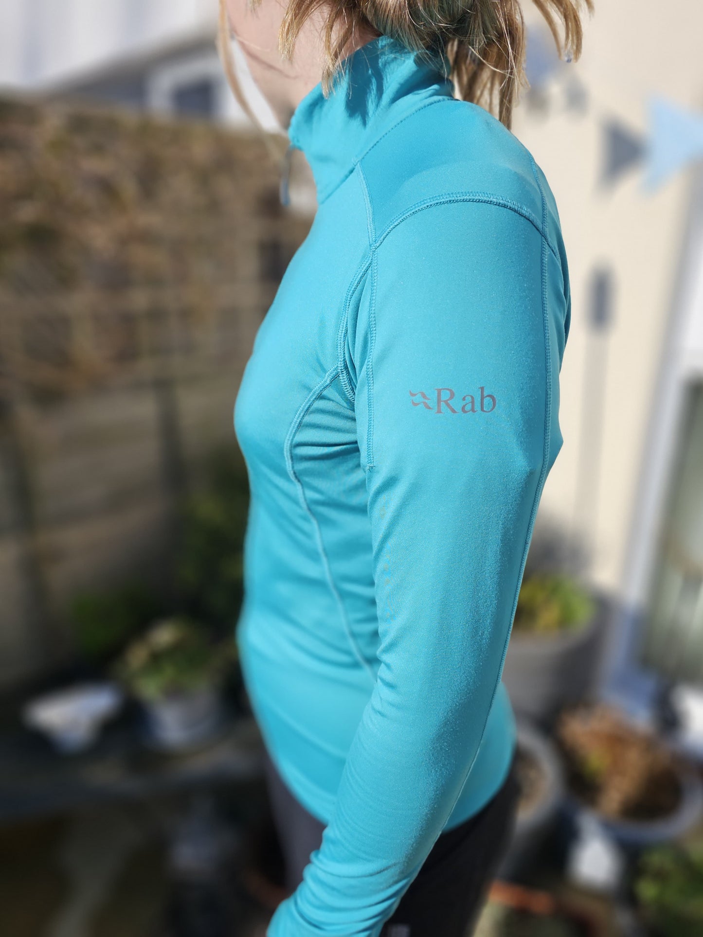Rab Base/Mid Layer Pullover Pull On Long Sleeve 1/2 Zip - UK 8
