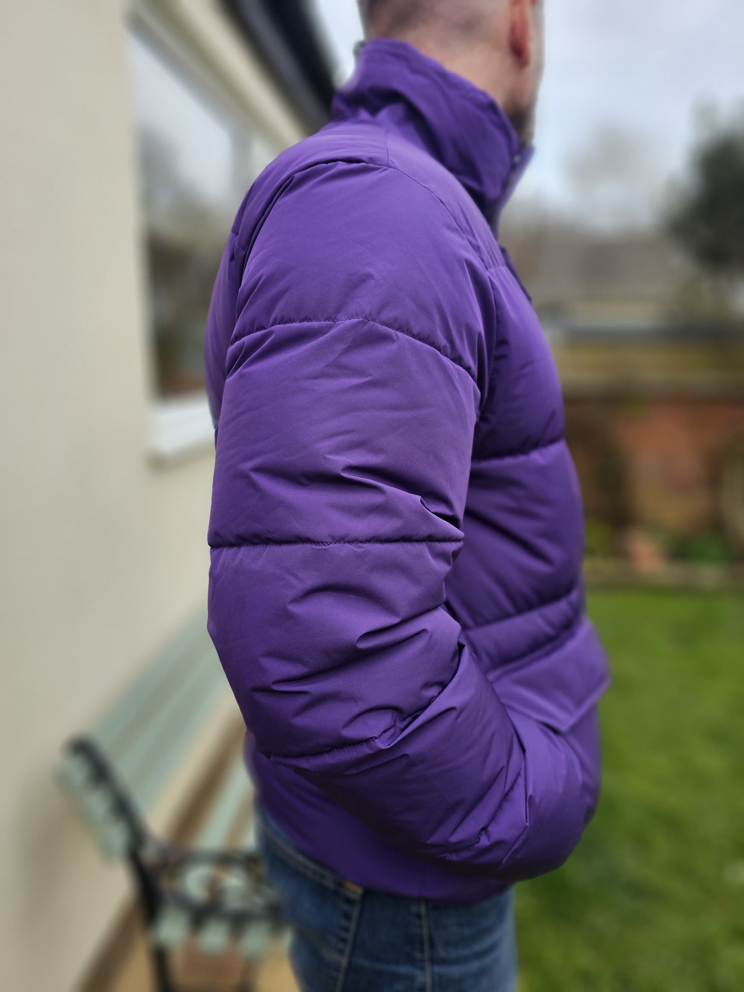 Awesome Dickies Olaton Jacket In Deep Purple Puffer M/Medium