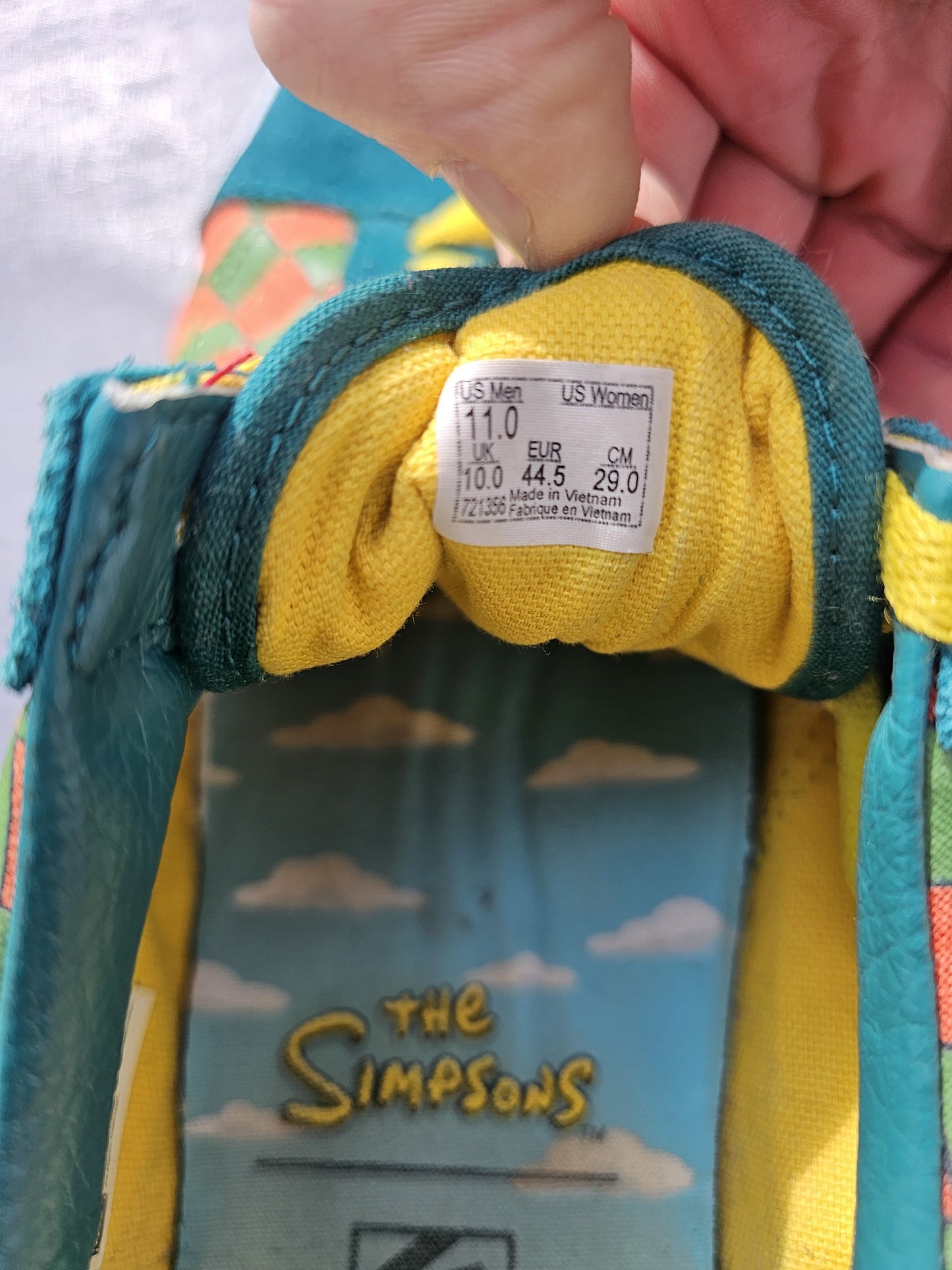 Awesome Vans X The Simpsons Moes Bar Sneakers Shoes UK 10/US11/EUR44.5