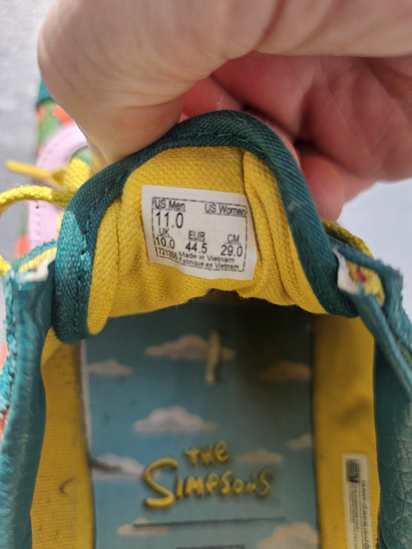 Awesome Vans X The Simpsons Moes Bar Sneakers Shoes UK 10/US11/EUR44.5
