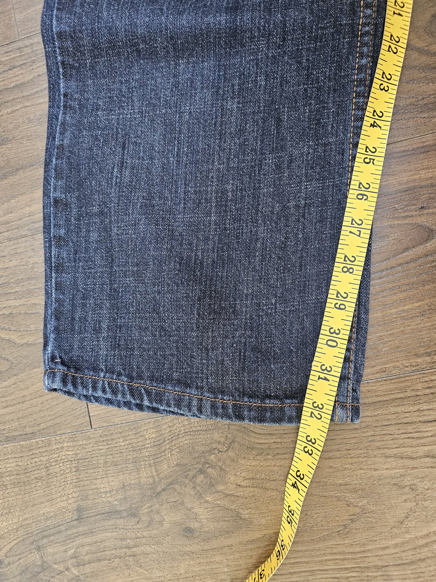 Levi's Mens Blue Jeans 281 Straight Fit W37/32L Denim