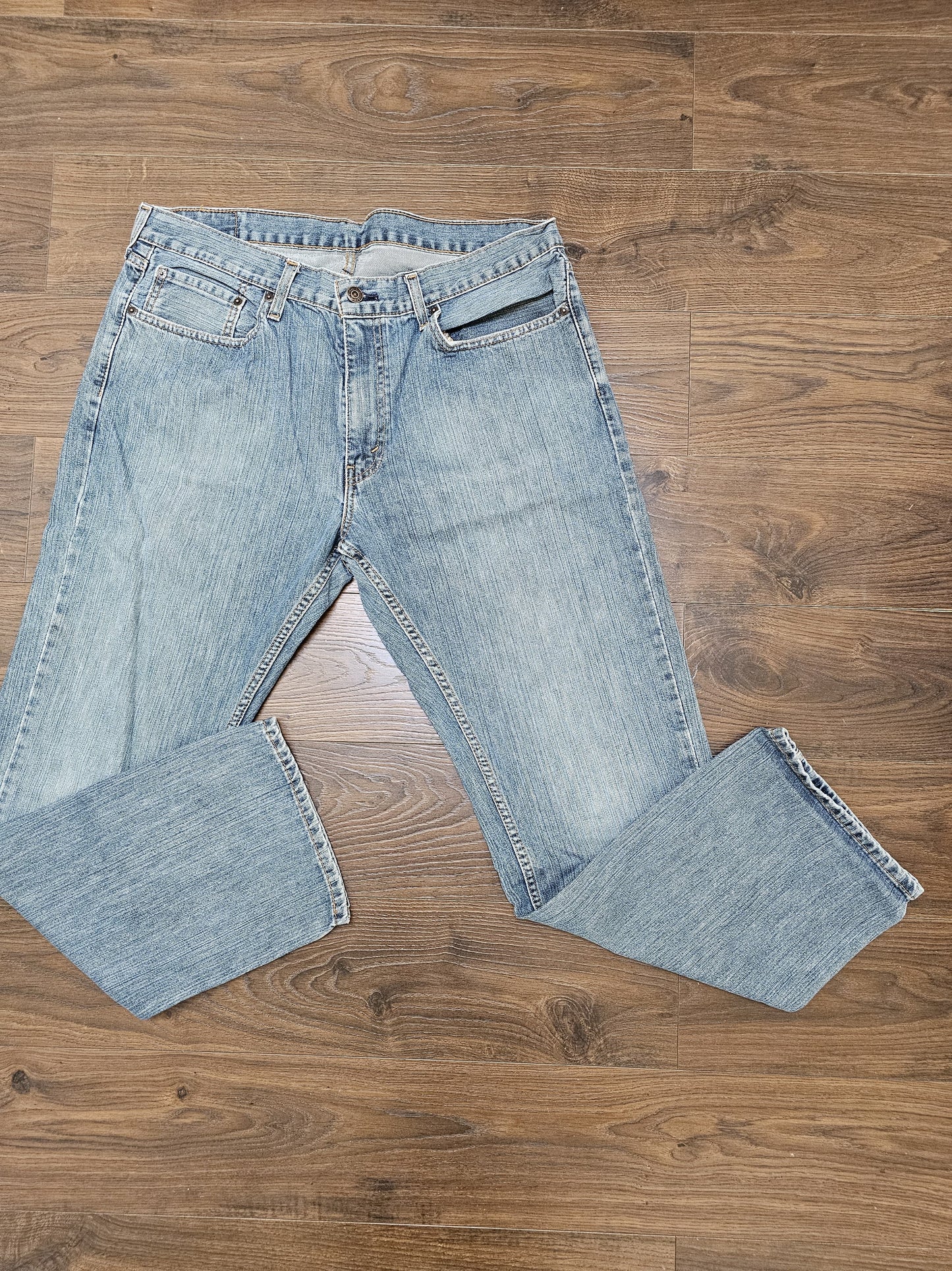 Levi's Mens Blue Jeans 559 Relaxed Straight Fit W36/30L Denim