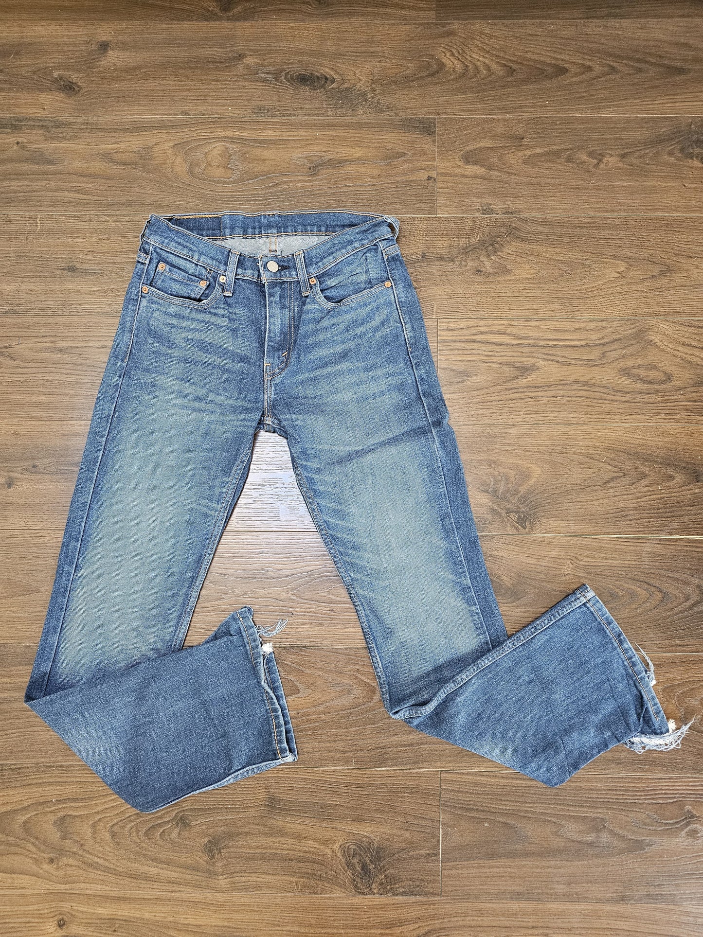 Levi's Mens Blue Jeans 514 Straight Fit W29/32L Denim