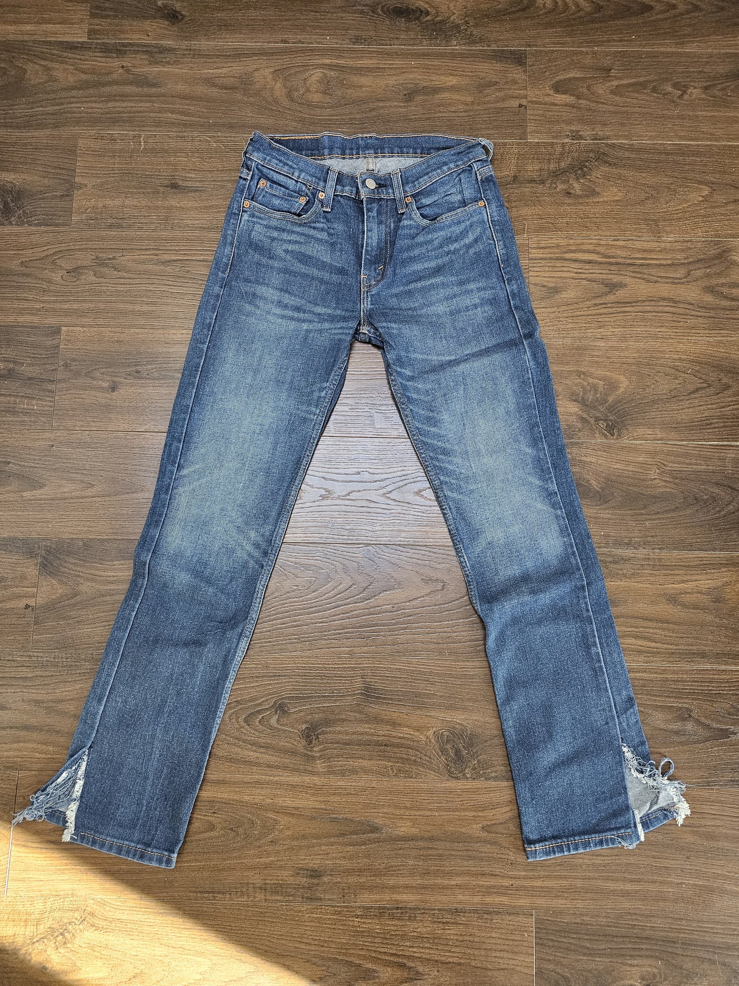 Levi's Mens Blue Jeans 514 Straight Fit W29/32L Denim