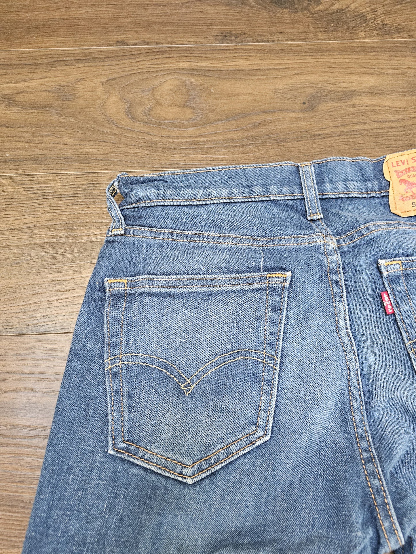 Levi's Mens Blue Jeans 514 Straight Fit W29/32L Denim